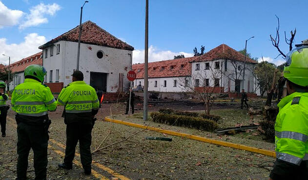 La Escuela General Santander, tras el atentado del 17 de enero de 2019