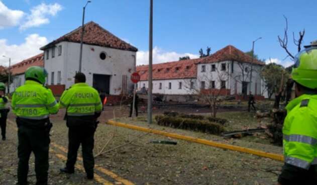 La Escuela General Santander, tras el atentado del 17 de enero de 2019
