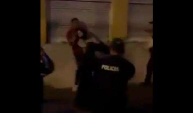Imágenes del feminicidio en Ibarra (Ecuador)