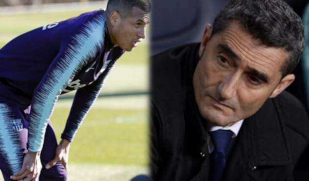 Jeison Murillo y Ernesto Valverde Jeison Murillo y Ernesto Valverde