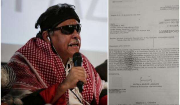 Jesús Santrich y la carta que no llegó a su destino en Estados Unidos