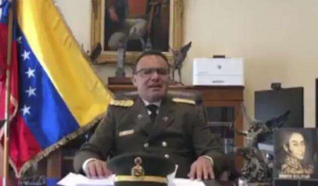 El coronel José Luis Silva Silva, agregado militar de la embajada de Venezuela en EE.UU.