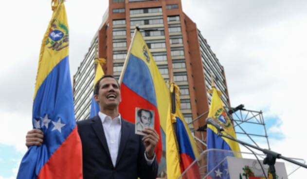 Juan Guaidó, autoproclamado presidente interino de Venezuela
