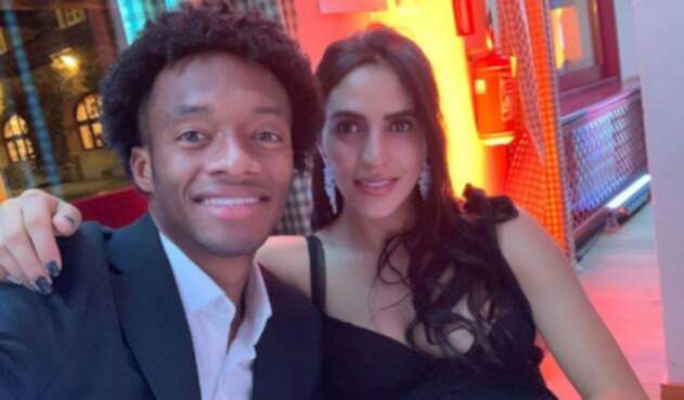 Juan Guillermo Cuadrado y Melissa Botero