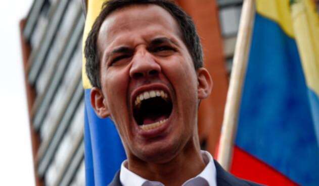Juan Guaidó una vez se autoproclamó presidente de Venezuela