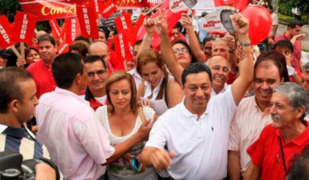 Luis Francisco Bohórquez cuando estaba en campaña para la alcaldía de Bucaramanga Luis Francisco Bohórquez cuando estaba en campaña para la alcaldía de Bucaramanga