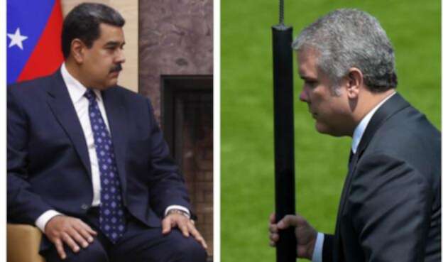 Nicolás Maduro e Iván Duque Nicolás Maduro e Iván Duque