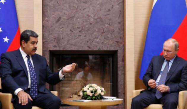 Los presidentes Nicolás Maduro y Vladimir Putin, de Venezuela y Rusia, respectivamente, el 5 de diciembre de 2018 en Moscú