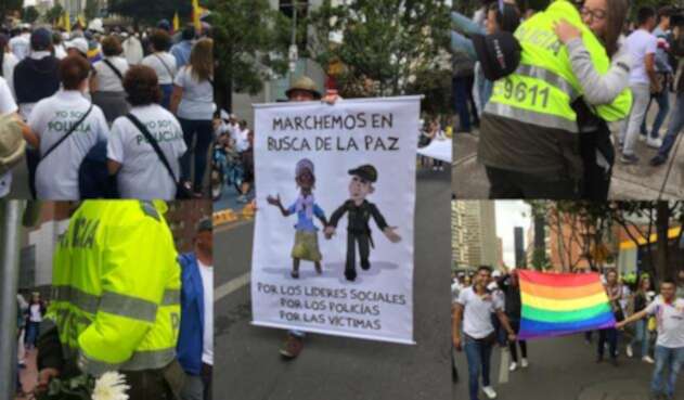 Miles de ciudadanos se lanzaron a las calles a decirle NO al terrorismo en Colombia.