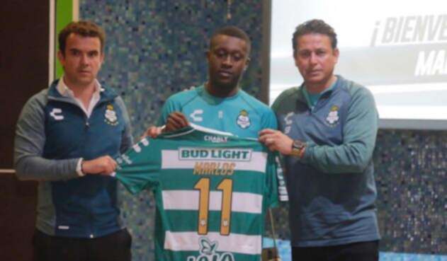 Marlos Moreno, jugador del Santos Laguna