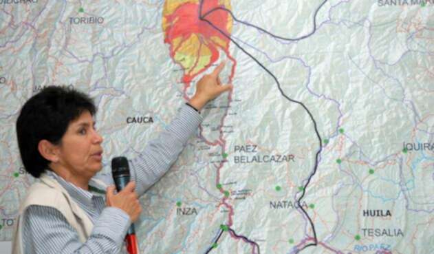 Marta Lucía Calvache, directora de geoamenazas del Servicio Geológico Colombiano Marta Lucía Calvache, directora de geoamenazas del Servicio Geológico Colombiano