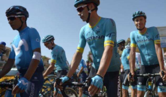 Nairo Quintana y Miguel Ángel López
