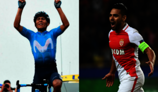 Nairo Quintana y Falcao García