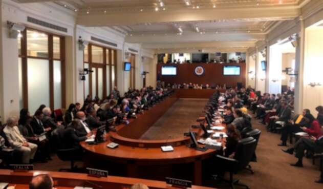 La OEA reunida en Washington