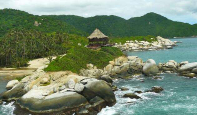 El Parque Nacional Natural Tayrona, en inmediaciones de Santa Marta