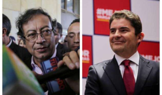 Gustavo Petro y Luis Felipe Henao