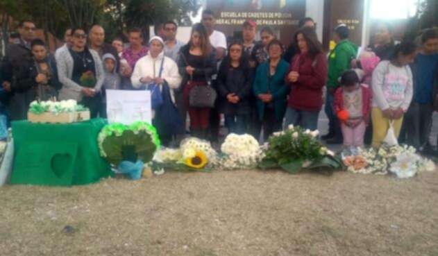 Plantón atentado