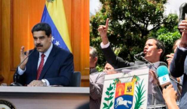 Nicolas Maduro Juan Guaido presidente venezuela