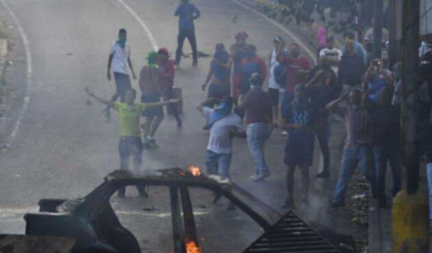 Protestas en Venezuela contra Nicolás Maduro y su nuevo mandato Protestas en Venezuela contra Nicolás Maduro y su nuevo mandato