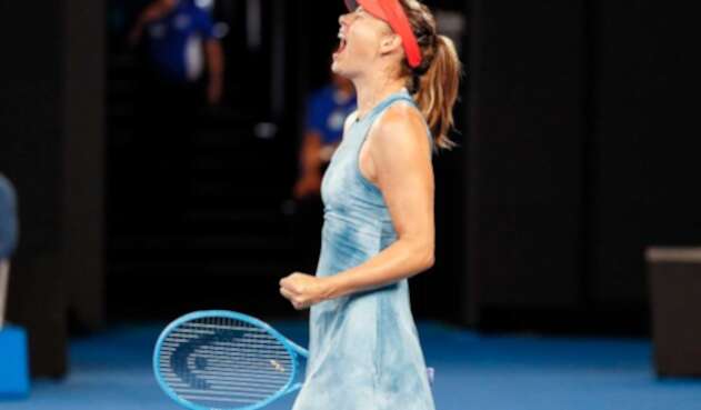 María Sharapova se impuso ante Wozniacki.