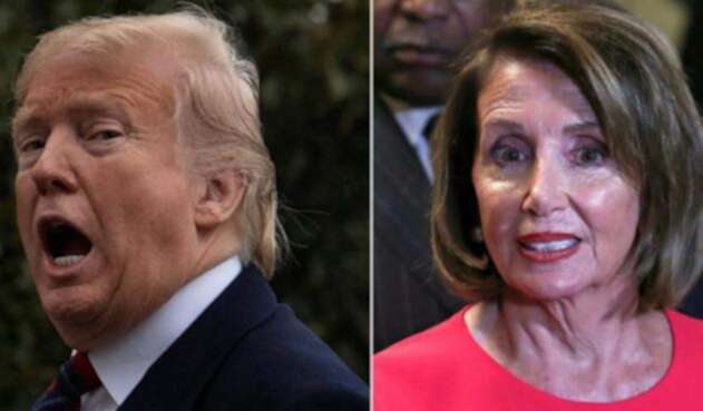 Donald Trump y Nancy Pelosi Donald Trump y Nancy Pelosi