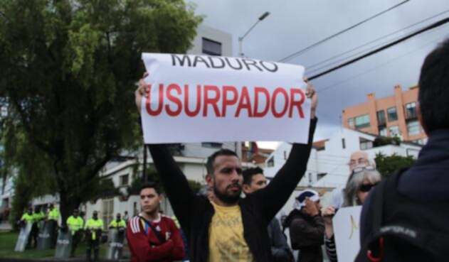 Manifestaciones de venezolanos por nuevo gobierno de Nicolás Maduro Manifestaciones de venezolanos por nuevo gobierno de Nicolás Maduro