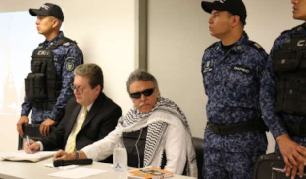 Audiencia de Jesús Santrich en La Picota