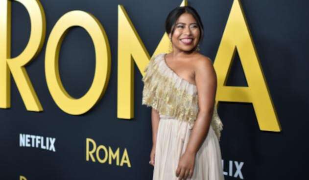 Yalitza Aparicio promocionando 'Roma' en Los Ángeles (California)