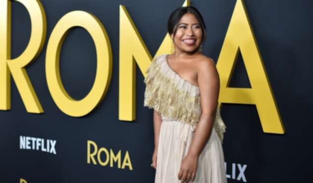 Yalitza Aparicio promocionando 'Roma' en Los Ángeles (California)