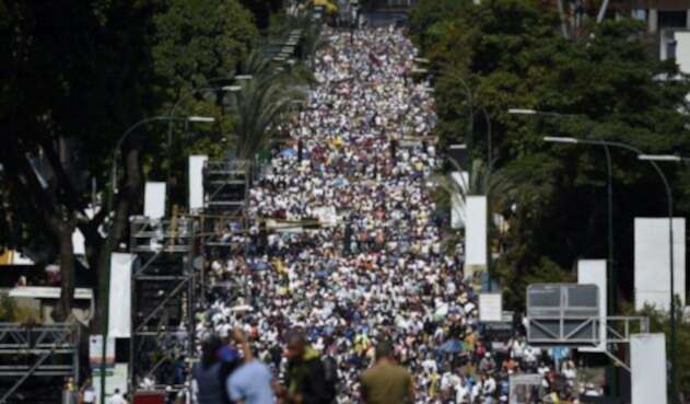 Marchas Venezuela Caracas.