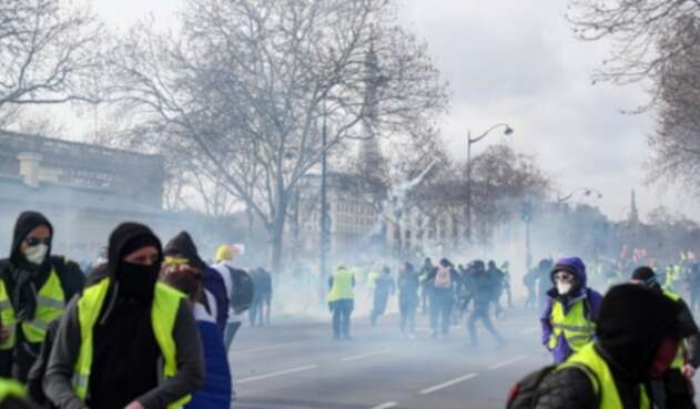 Protestas de los Chalecos Amarillos en París