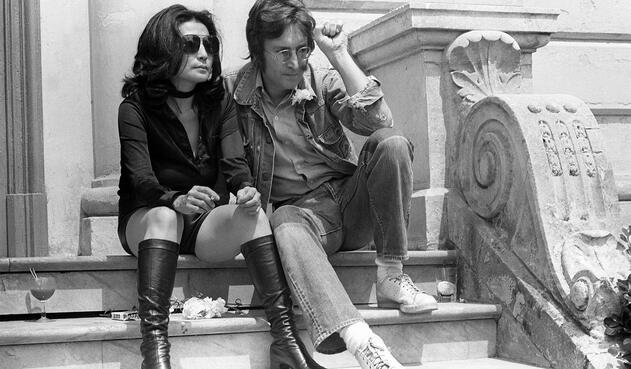 Yoko Ono y John Lennon