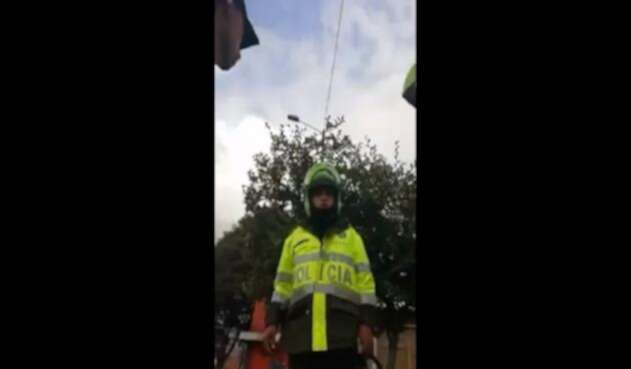 Agente de la Policía Metropolitana de Bogotá