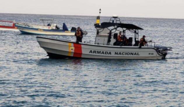 Armada Nacional continúa la búsqueda de náufragos africanos en Chocó.