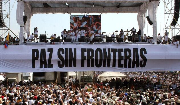 Así fue el concierto Paz sin Fronteras