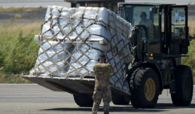 La ayuda humanitaria de Estados Unidos que llegó a Cúcuta La ayuda humanitaria de Estados Unidos que llegó a Cúcuta