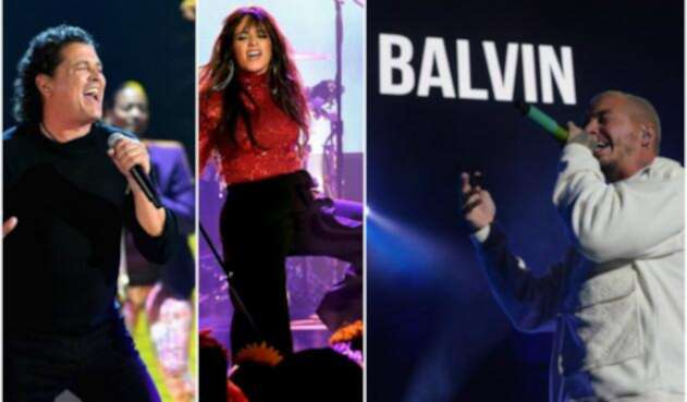 Carlos Vives, Camila Cabello y J Balvin