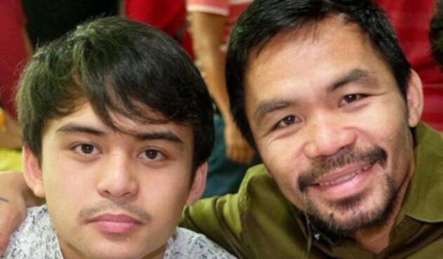 Resultado de imagen para manny pacquiao y su hijo