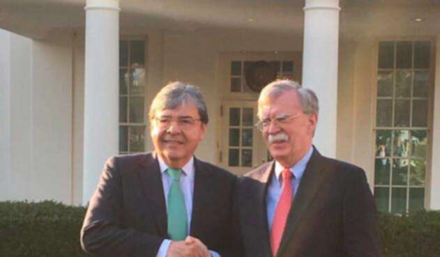 Carlos Holmes Trujillo y John Bolton Carlos Holmes Trujillo tuvo un encuentro con John Bolton