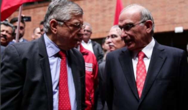 César Gaviria y Humberto de la Calle