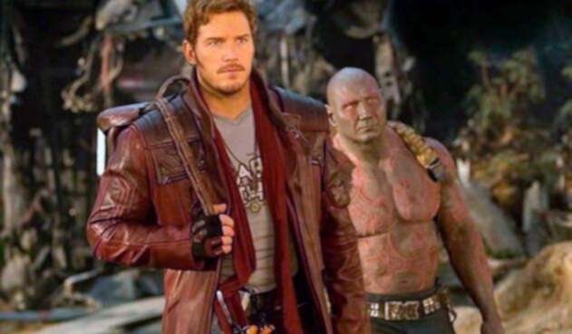 Chris Pratt interpretando a 'Star Lord' Chris Pratt interpretando a 'Star Lord'