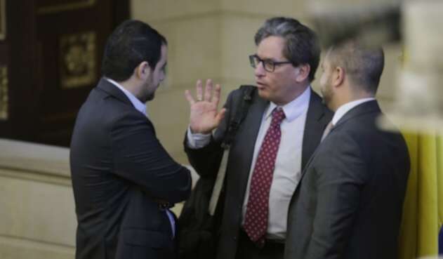 El ministro de Hacienda, Alberto Carrasquilla, en el Congreso de la República