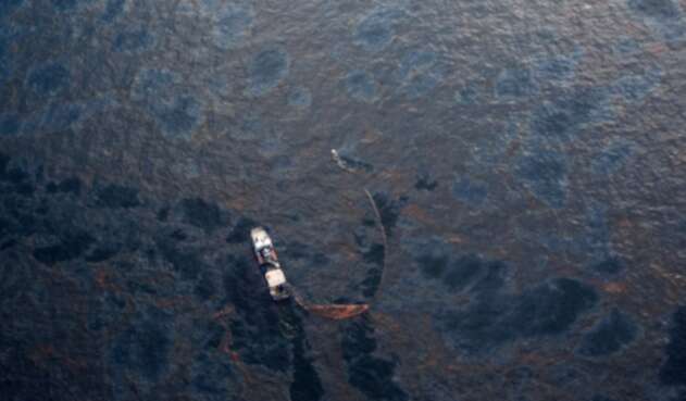 New Orleans, en inmediaciones del Golfo de México, el 28 de abril de 2010 tras el derrame de crudo