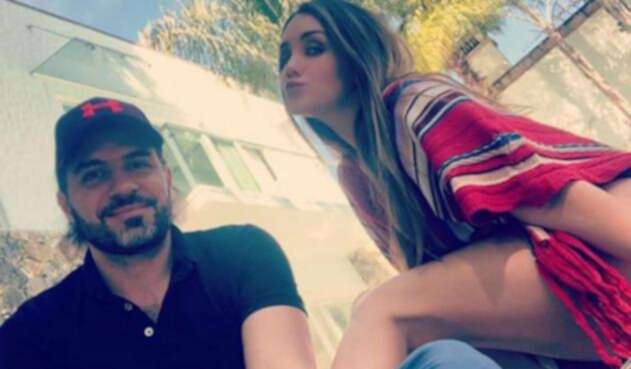 Dulce María y Paco Álvarez