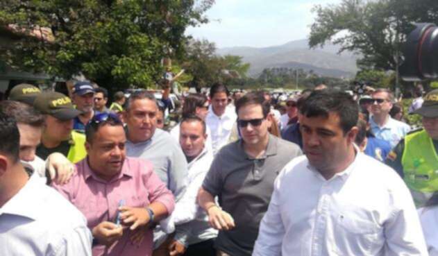 Marco Rubio, senador de La Florida, visitando la zona de frontera colombo-venezolana Marco Rubio, senador de La Florida, visitando la zona de frontera colombo-venezolana