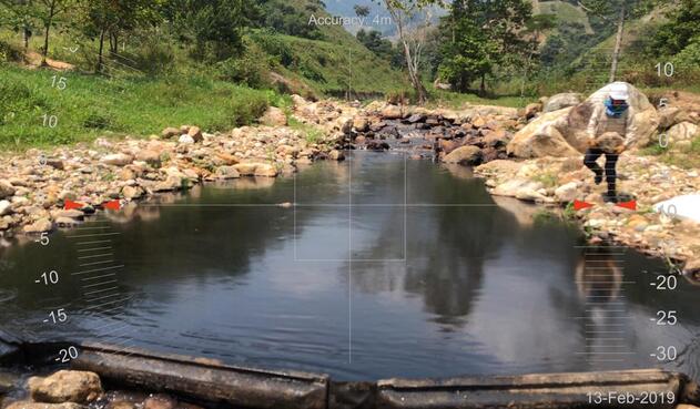 Zona afectada por derrame de crudo luego de atentado a Oleoducto