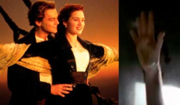 'Jack' y 'Rose' en la escena del auto en 'Titanic' 'Jack' y 'Rose' en la escena del auto en 'Titanic'