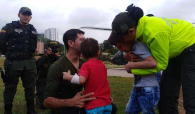 A bucaramanga llegaron los tripulantes liberados.