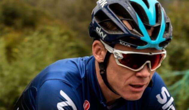 Chris Froome, el líder del SKY en suelo colombiano