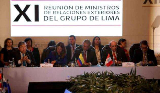 El presidente Iván Duque encabezó la reunión del Grupo de Lima, en Bogotá